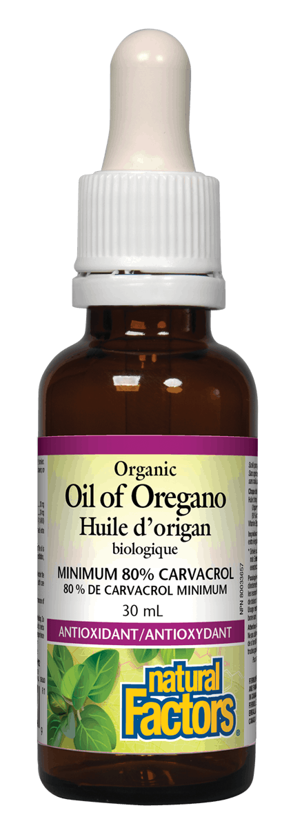 Natural Factors Organic Oil of Oregano, 30 mL