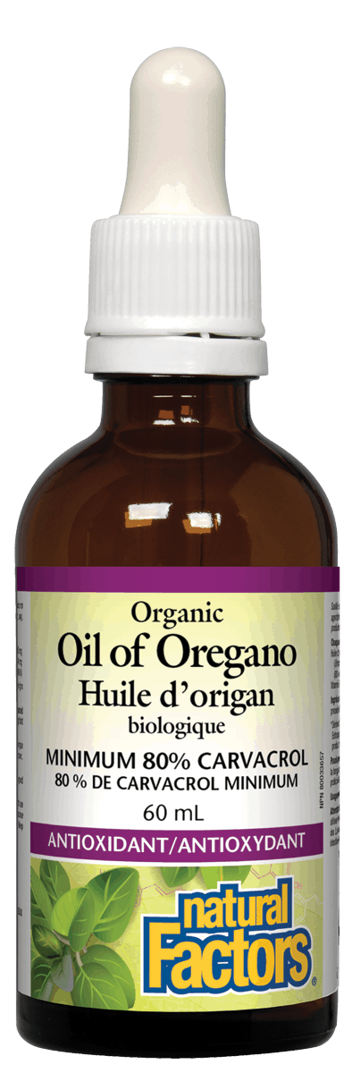 Natural Factors Organic Oil of Oregano, 60 ml