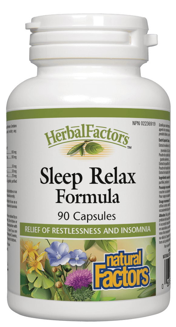 Natural Factors Sleep Relax, 90 caps