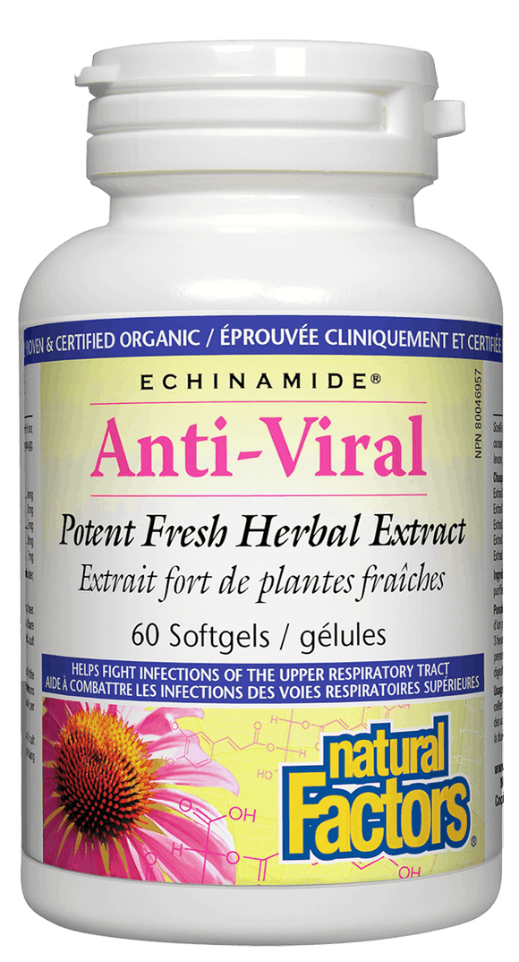 Natural Factors Echinamide Anti-Viral, 60 Softgels