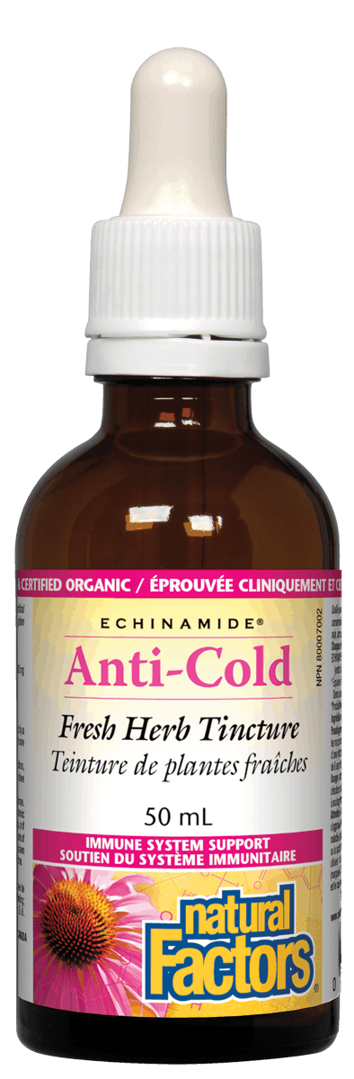 Natural Factors Anti-Cold Fresh Herb Tincture 50 ml