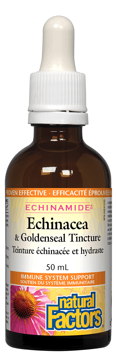Natural Factors Echinacea and Goldenseal Tincture, 50 ml
