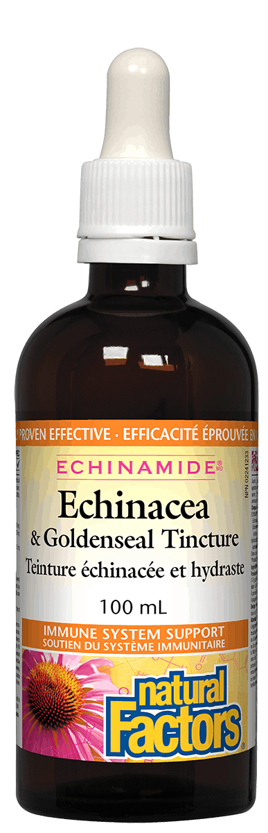 Natural Factors Echinacea & Goldenseal Tincture 100 ml