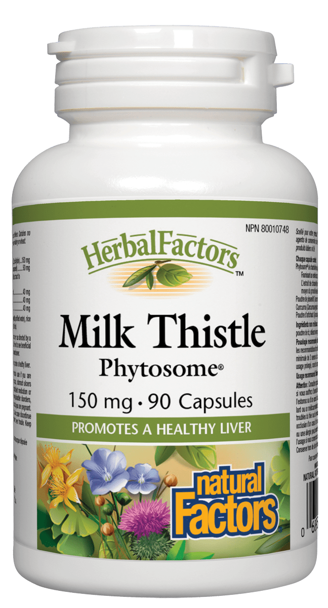 Natural Factors Milk Thistle Phytosome, 150mg, 90 caps
