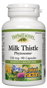 Natural Factors Milk Thistle Phytosome, 150mg, 90 caps