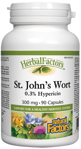 Natural Factors St. John's Wort Extract, 300 mg, 90 caps