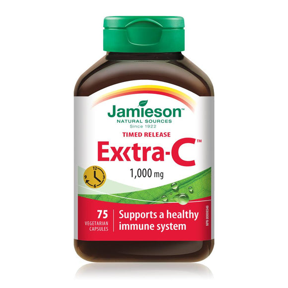 Jamieson Exxtra-C 1000 mg 75 vegetarian caps