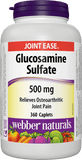 Webber Naturals Glucosamine  Sulfate 500mg, 360 Caplets