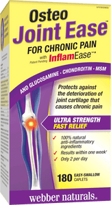 Webber Naturals Osteo Joint Ease with InflamEase™, 180 caplets