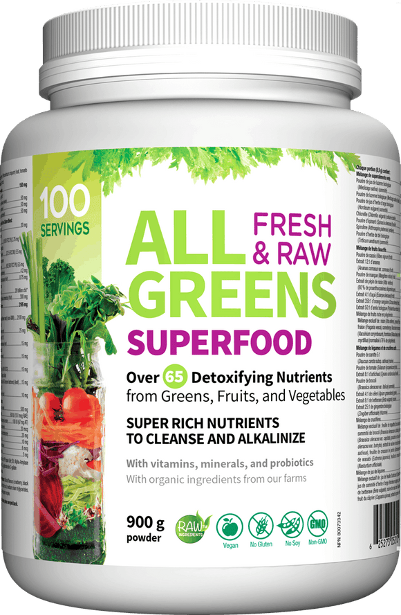 Webber Naturals All Greens Superfood Fresh and Raw, 900g