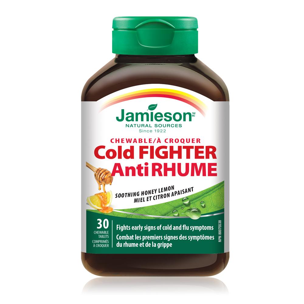 Jamieson Cold Fighter 30 Chewable Tablets French 健美生