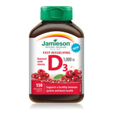 Jamieson 维生素D3 1000IU 樱桃口味 150舌下含片