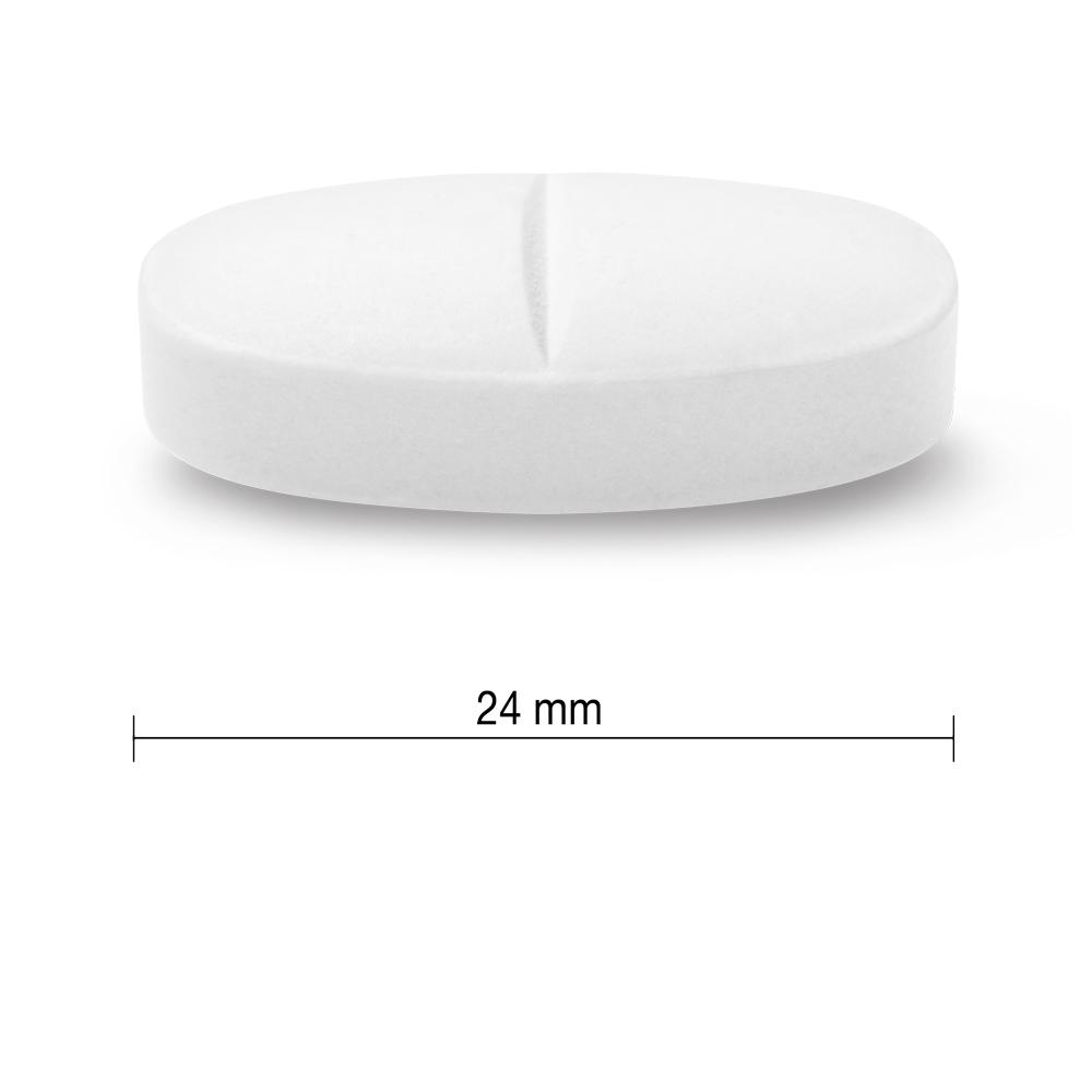 Jamieson Potassium 195 mg Time Release Maximum Strength, 60 caplets  健美生 photo of the length 24 mm