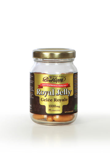 Bee Happy Royal Jelly 1000mg, 30 softgels