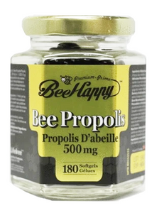 Bee Happy Bee Propolis 500mg, 180 softgels