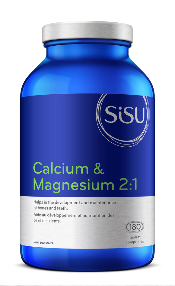 Sisu Calcium & Magnesium, 2:1, 180 tablets