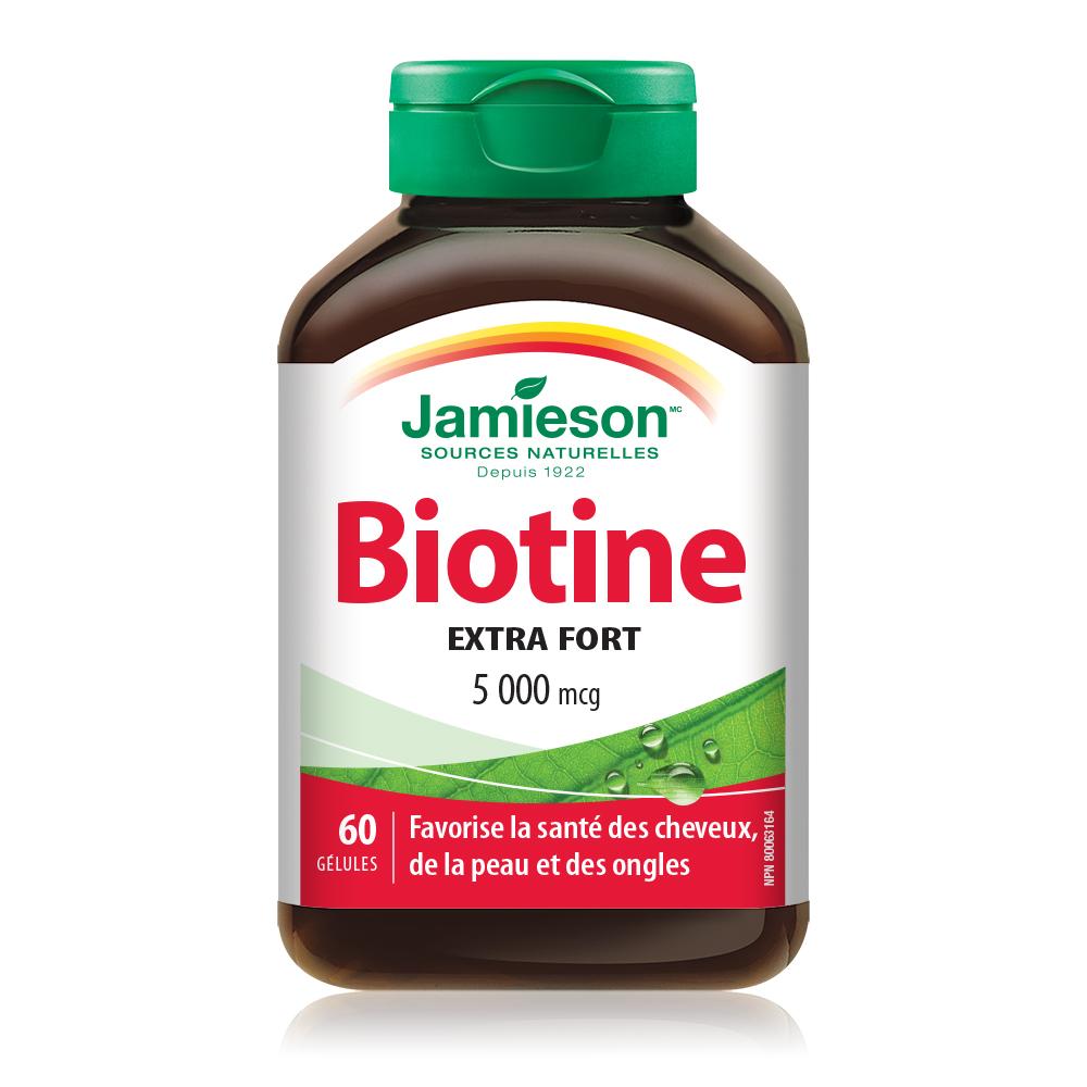 Jamieson Biotin 5000 mcg 60 softgels
健美生 french
