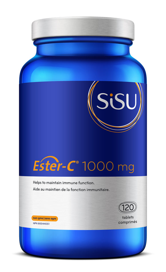 SISU 酯化维生素C，1000毫克 +钙，120片