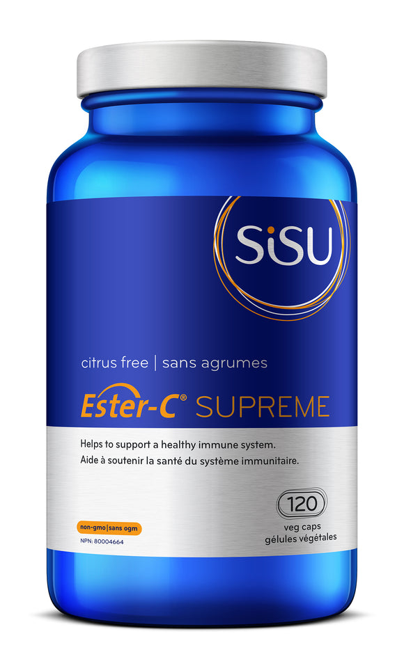 SISU Ester-C® Supreme, 120 Vcaps Citrus-free