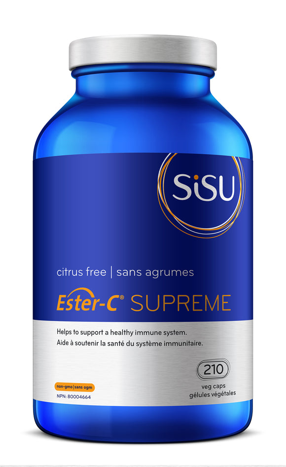 SISU Ester-C 維生素Ｃ高含量配方, 210粒素食膠囊（玻璃瓶裝）