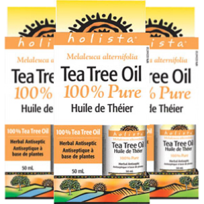 (Promotional Item) 3 x Holista Tea Tree Oil 100% Pure, 50 ml