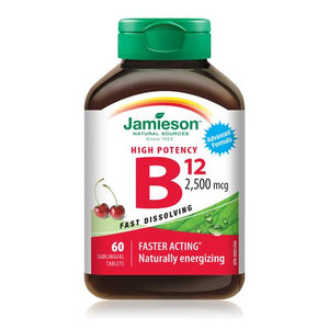Jamieson 維生素B12，2500微克，舌下含片60片
