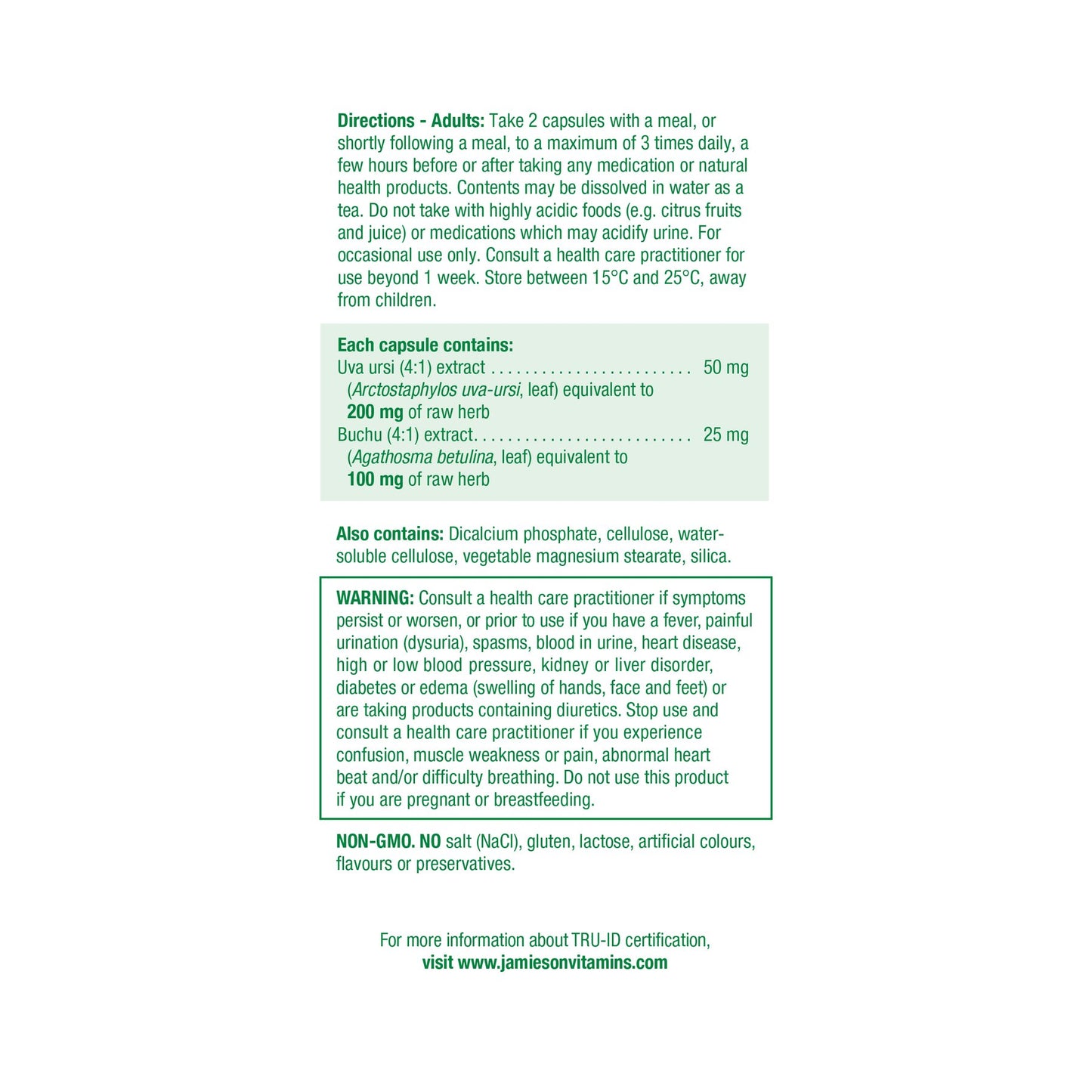 Jamieson Herbal Complex Diuretic, 60 caps