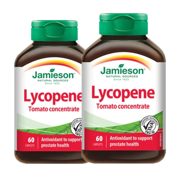 【优惠组合】2瓶 x Jamieson 健美生 番茄红素, 10毫克, 60粒胶囊