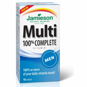 Jamieson 100% Complete Multivitamin for Men , 90 caplets