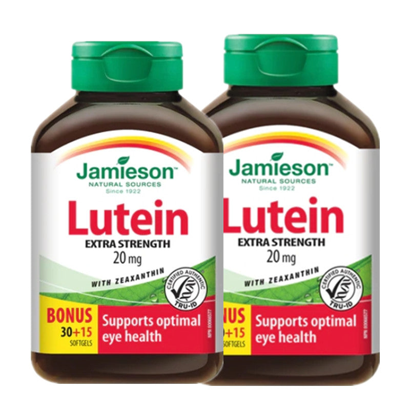 2 x Jamieson Lutein with Zeaxanthin-X Strength, 45 tabs Bundle