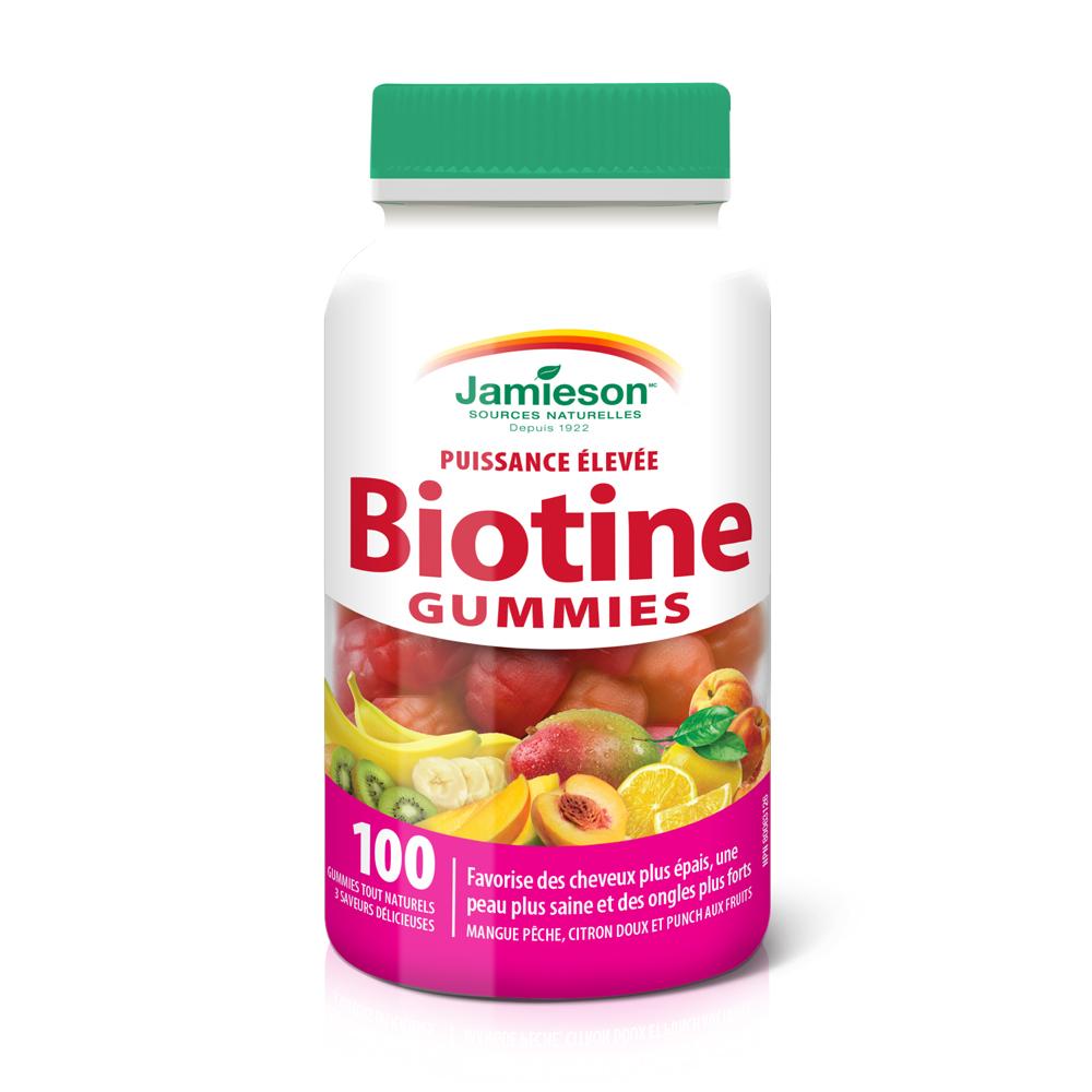 Jamieson High Potency Biotine Gummies, 100 gummies
