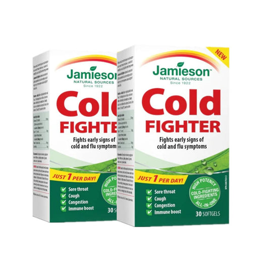 2 x Jamieson Cold Fighter, 30 Softgels Bundle