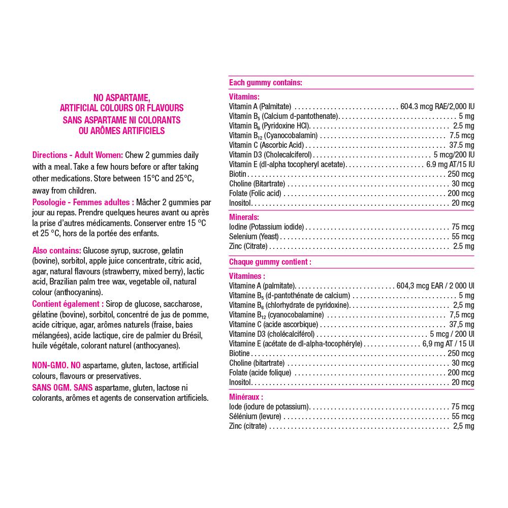 Jamieson Multivitamin Gummies for Women 130 gummies 健美生