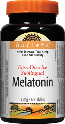 Holista - Melatonin, 3 mg, 60 sublingual tabs