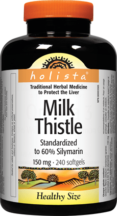 Holista Milk Thistle 150 mg Healthy Size, 240 softgels