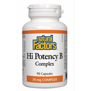 Natural Factors Hi Potency B Complex, 50 mg, 90 caps