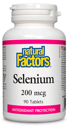 Natural Factors Selenium 200mcg, 90 tablets