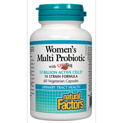 Natural Factors Women's Multi Probiotic Formula, 60 caps