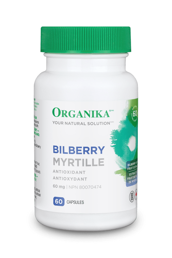 Organika Bilberry Extract, 60 caps