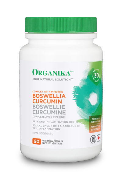 Organika Boswellia Curcumin Complex, 90 Vcaps