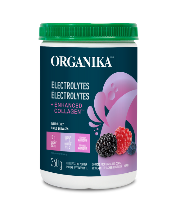 Organika 電解質+強效膠原蛋白 -野莓口味，360 克
