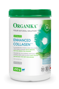 Organika Enhanced Collagen Vitality Matcha, 250g