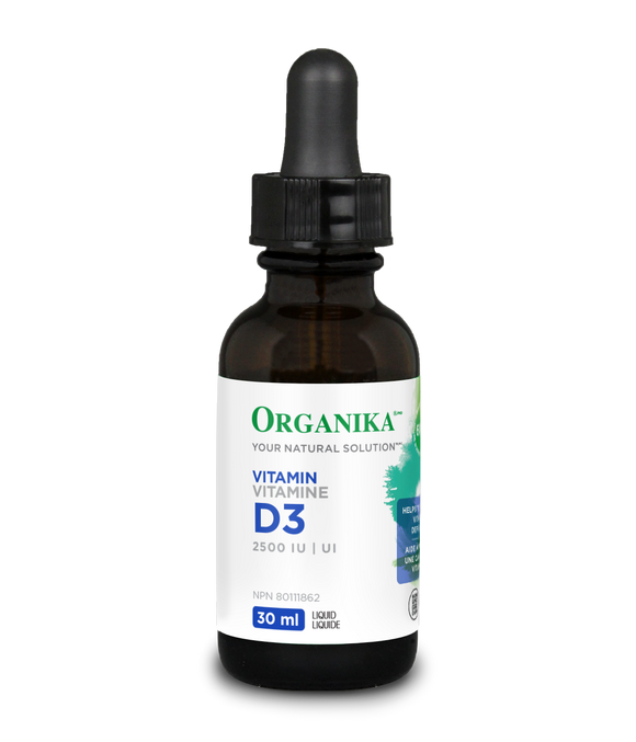 Organika Vitamin D3 Liquid 2500IU, 30ml