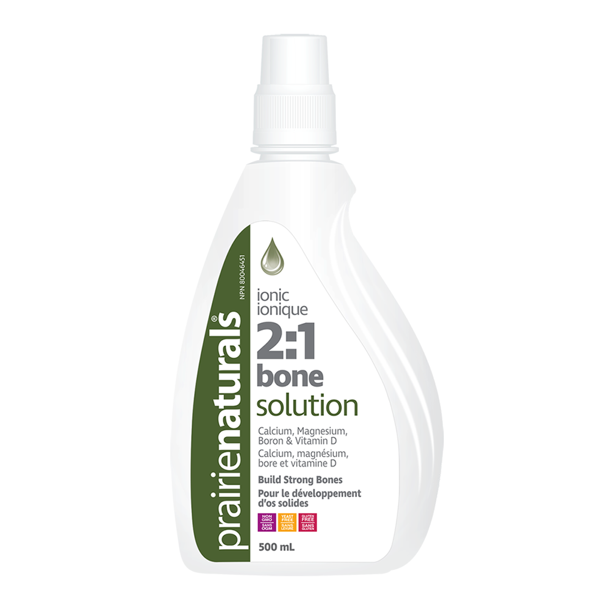 Prairie Naturals 液體鈣鎂+VD強骨補充劑，2：1比例，漿果味，500毫升