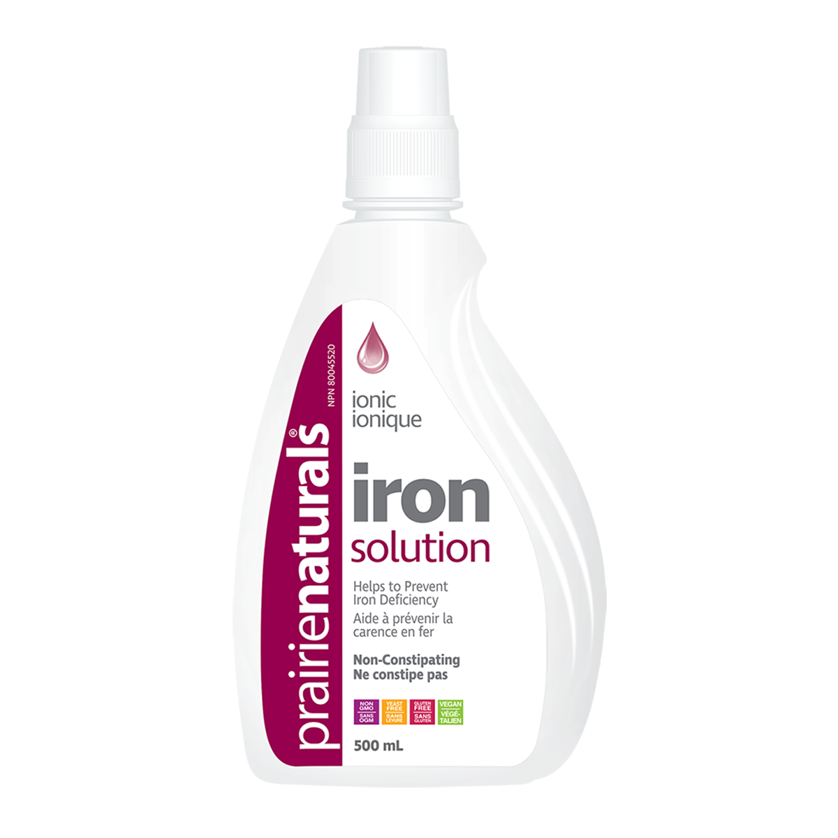 Prairie Naturals Ionic Liquid Iron Solution 500ml