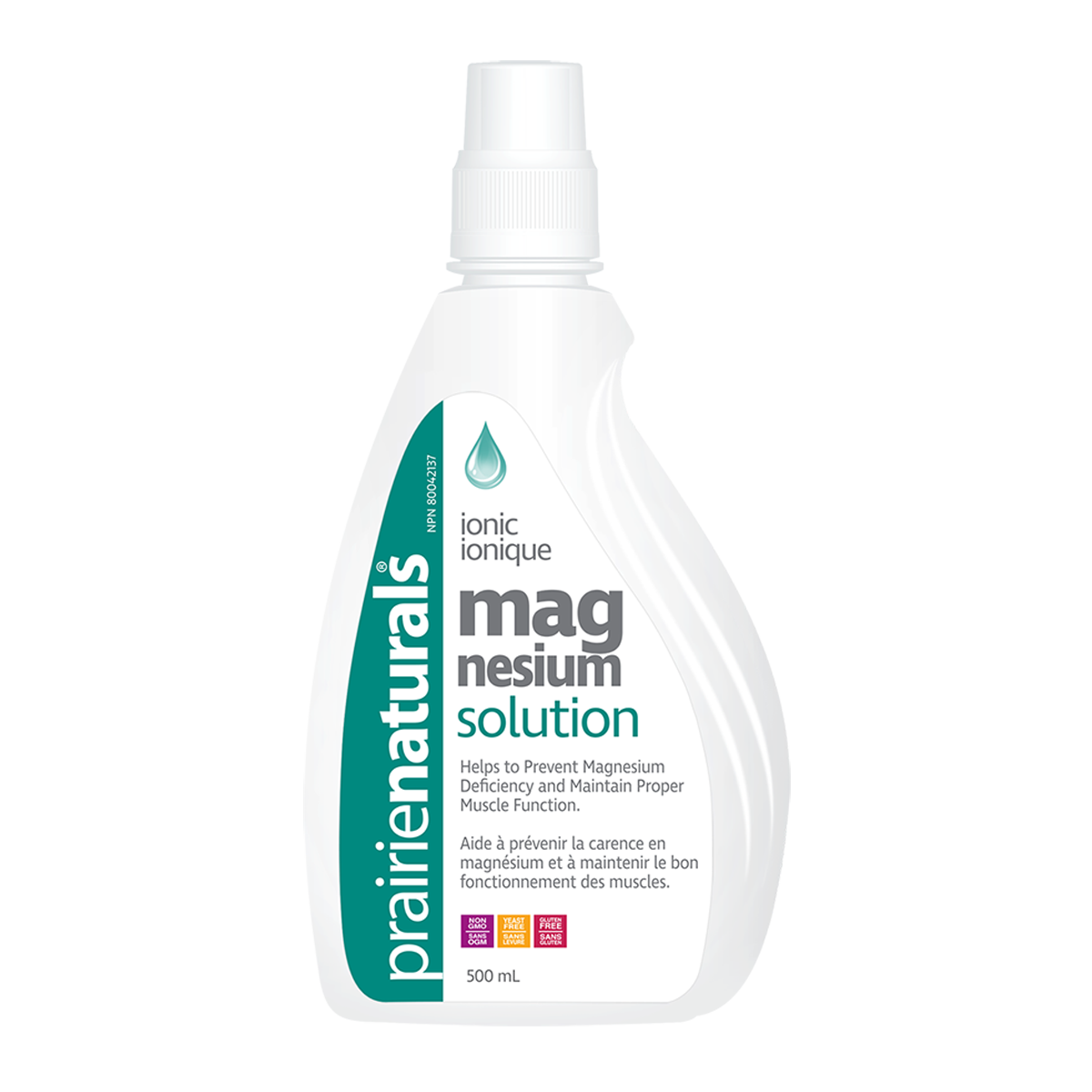 Prairie Naturals Liquid Ionic Magnesium Solution, 500ml