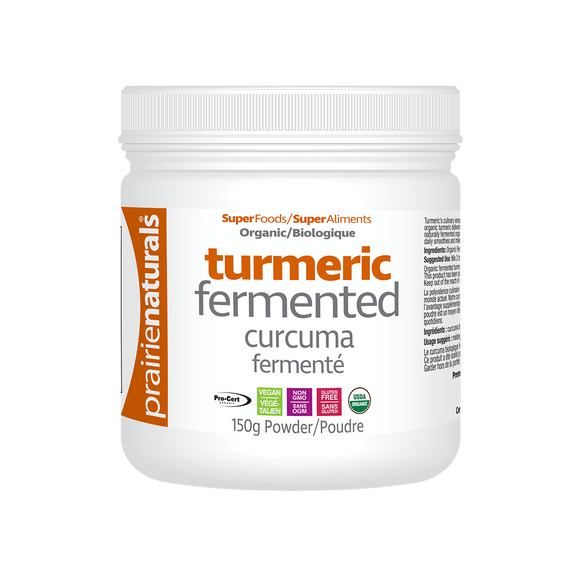 Prairie Naturals Fermented Organic Turmeric Powder 150g