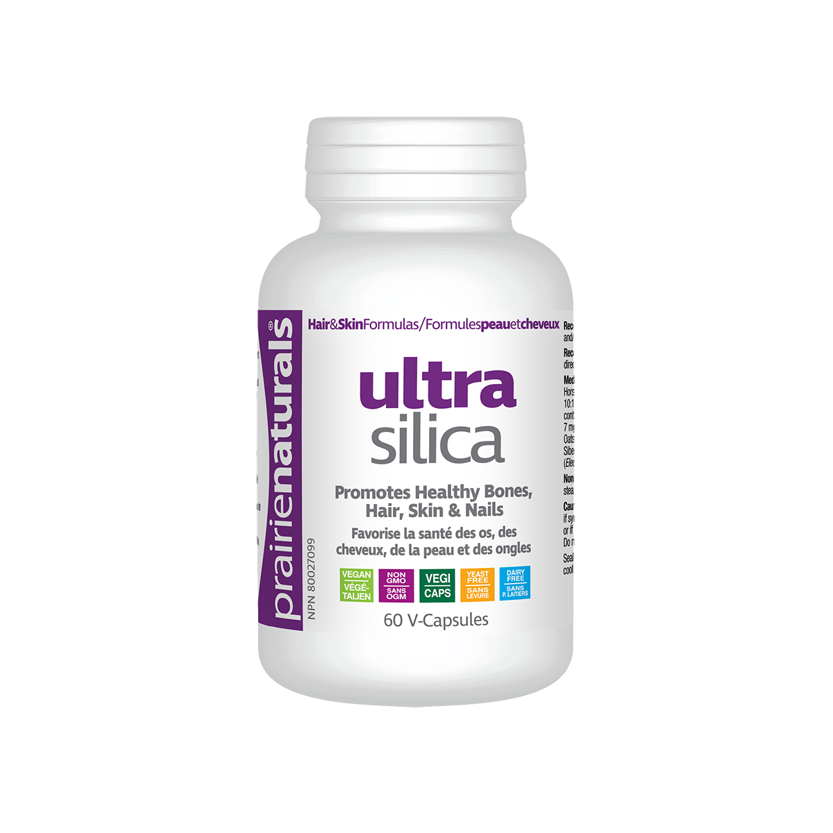 Prairie Naturals Ultra-Sil Silica 60 vegetarian capsules