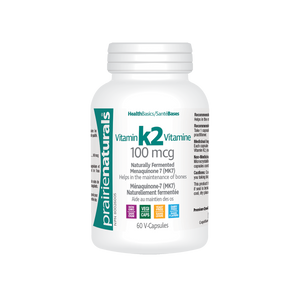 Prairie Naturals Vitamin K2 100 mcg MK-7  60 Vcaps