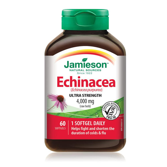 Jamieson Echinacea 4000mg 60 softgels